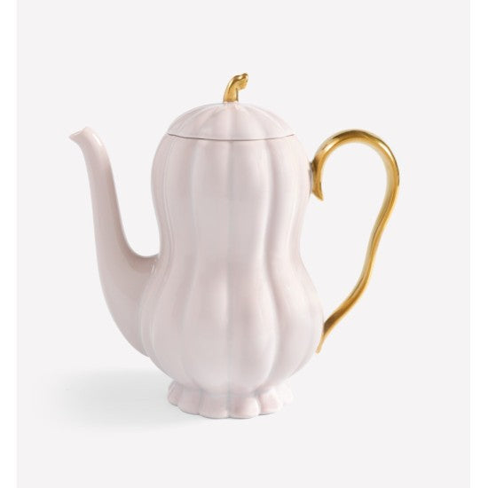 Kaffeekanne Melone mit Vergoldung