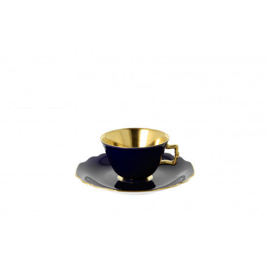 Espressotasse Belvedere mit Vergoldung