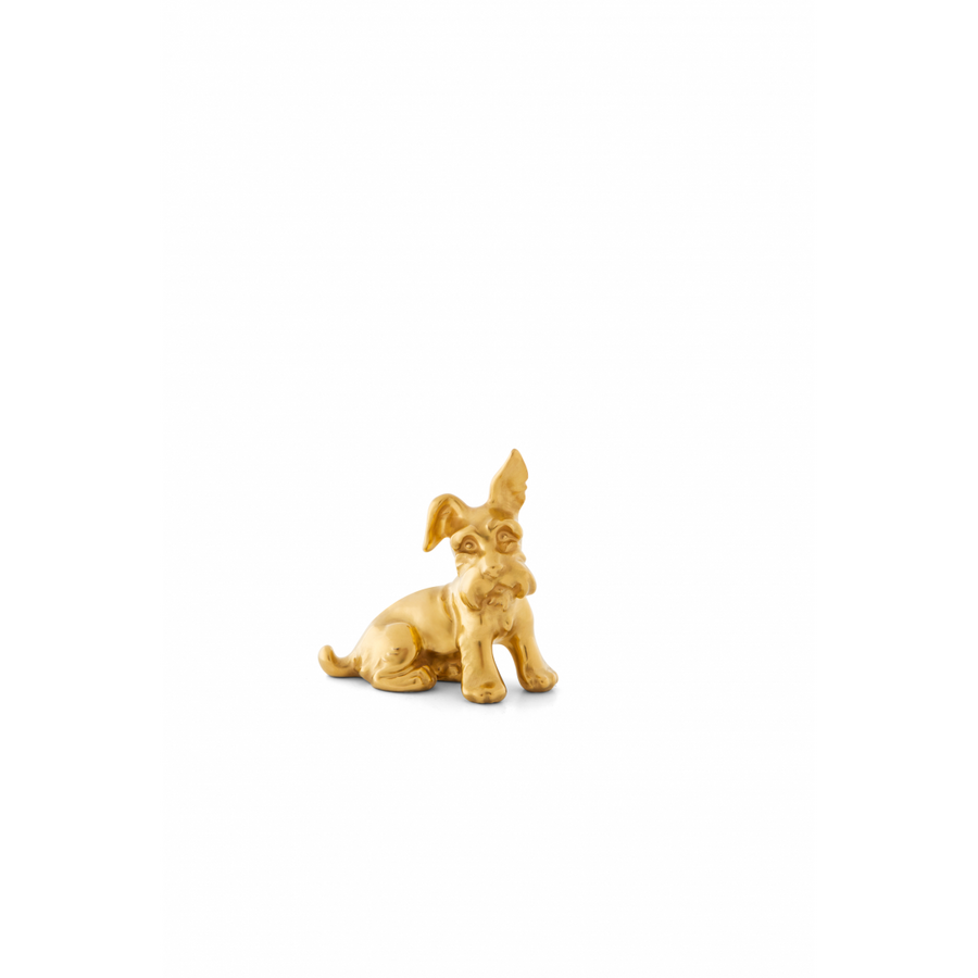 Scotch Terrier, vergoldet