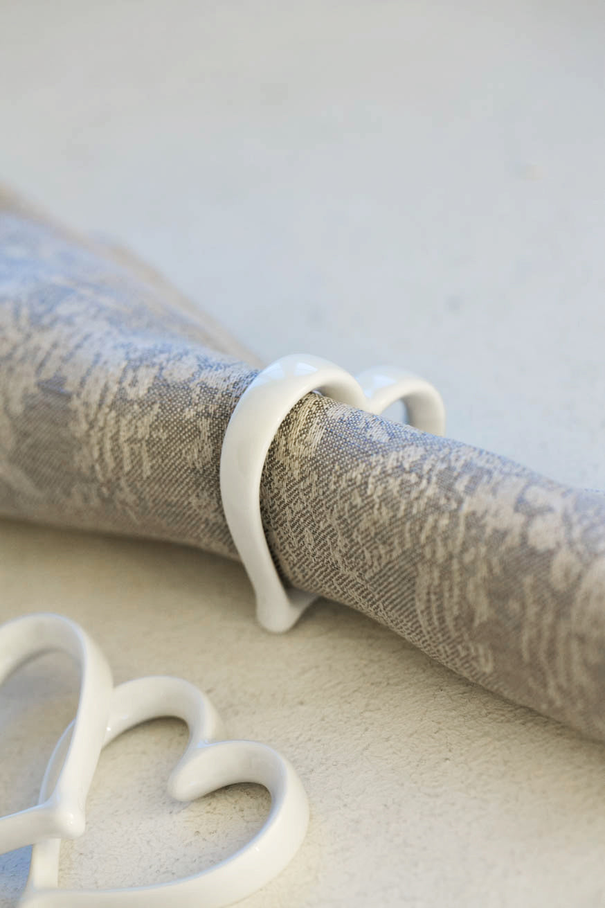Napkin Ring Heart Shape